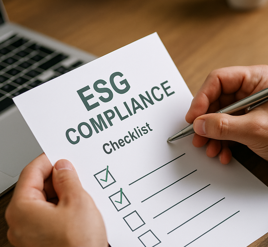 ChatGPT Image Jun 2, 2025, 11_54_04 AM Saudi executive team analyzing ESG compliance reports in a Riyadh office